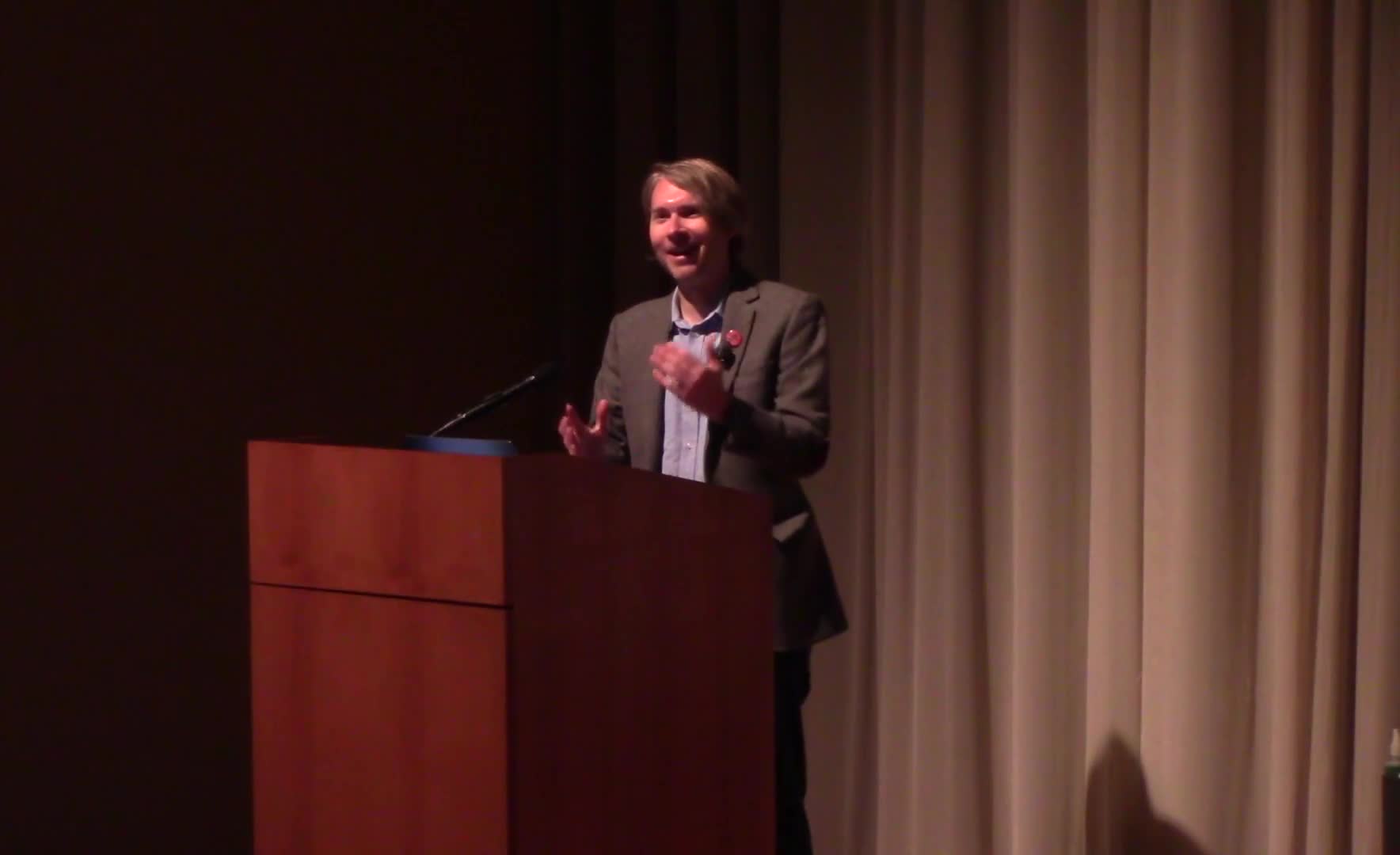 Video thumbnail; links to Humanities on the Edge Presents: Thomas Nail video