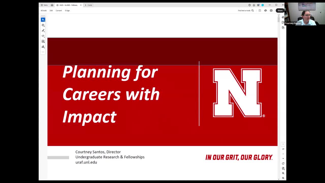 Planning for Careers with Impact