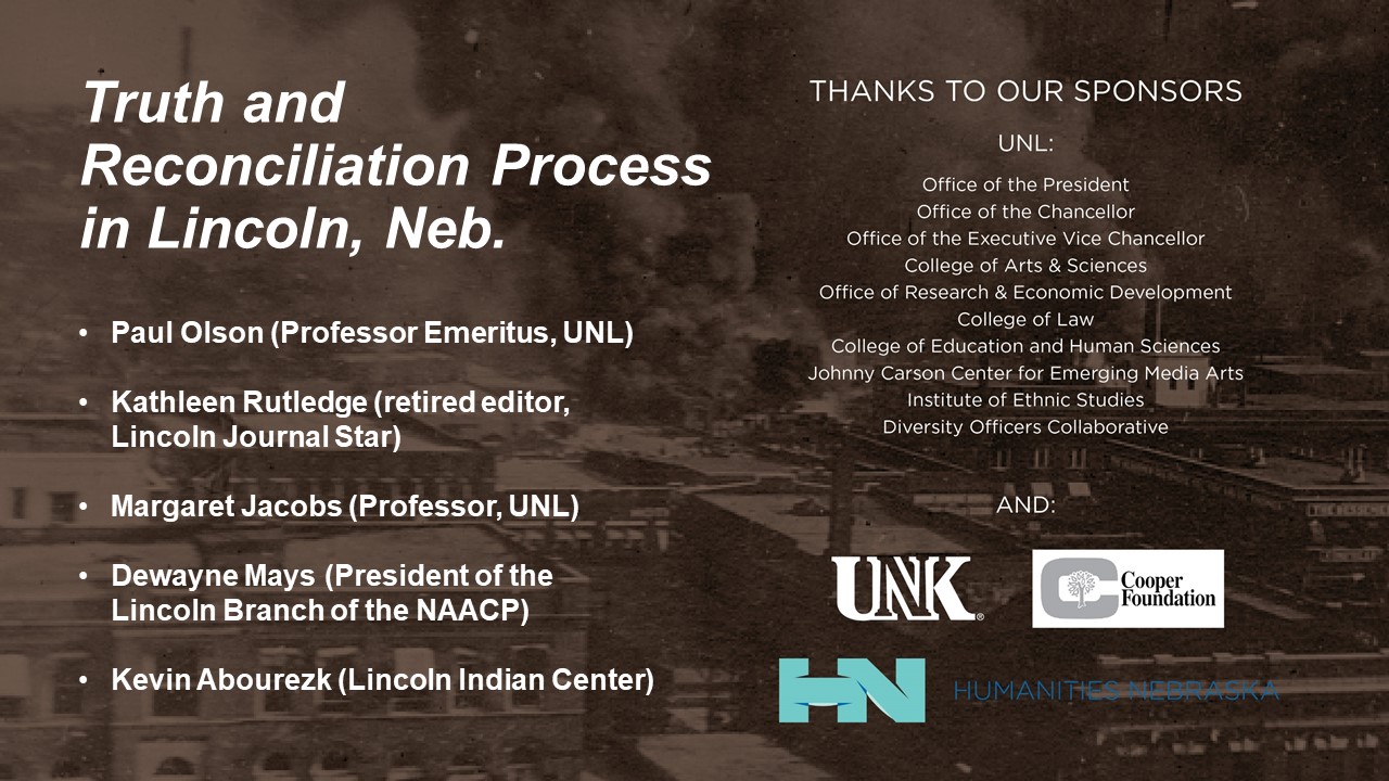 Truth and Reconciliation Process in Lincoln, Neb.