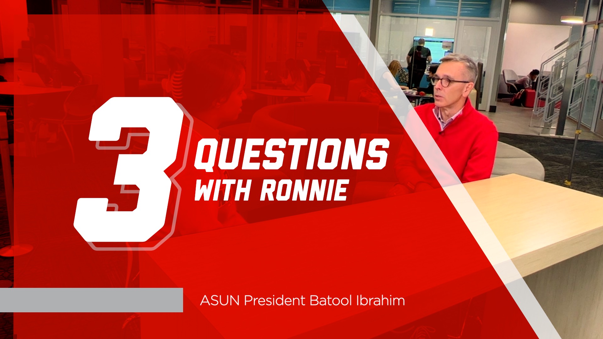 3 Questions with Ronnie | Batool Ibrahim
