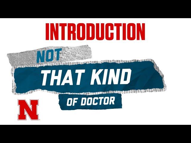 Not That Kind of Doctor - Introduction