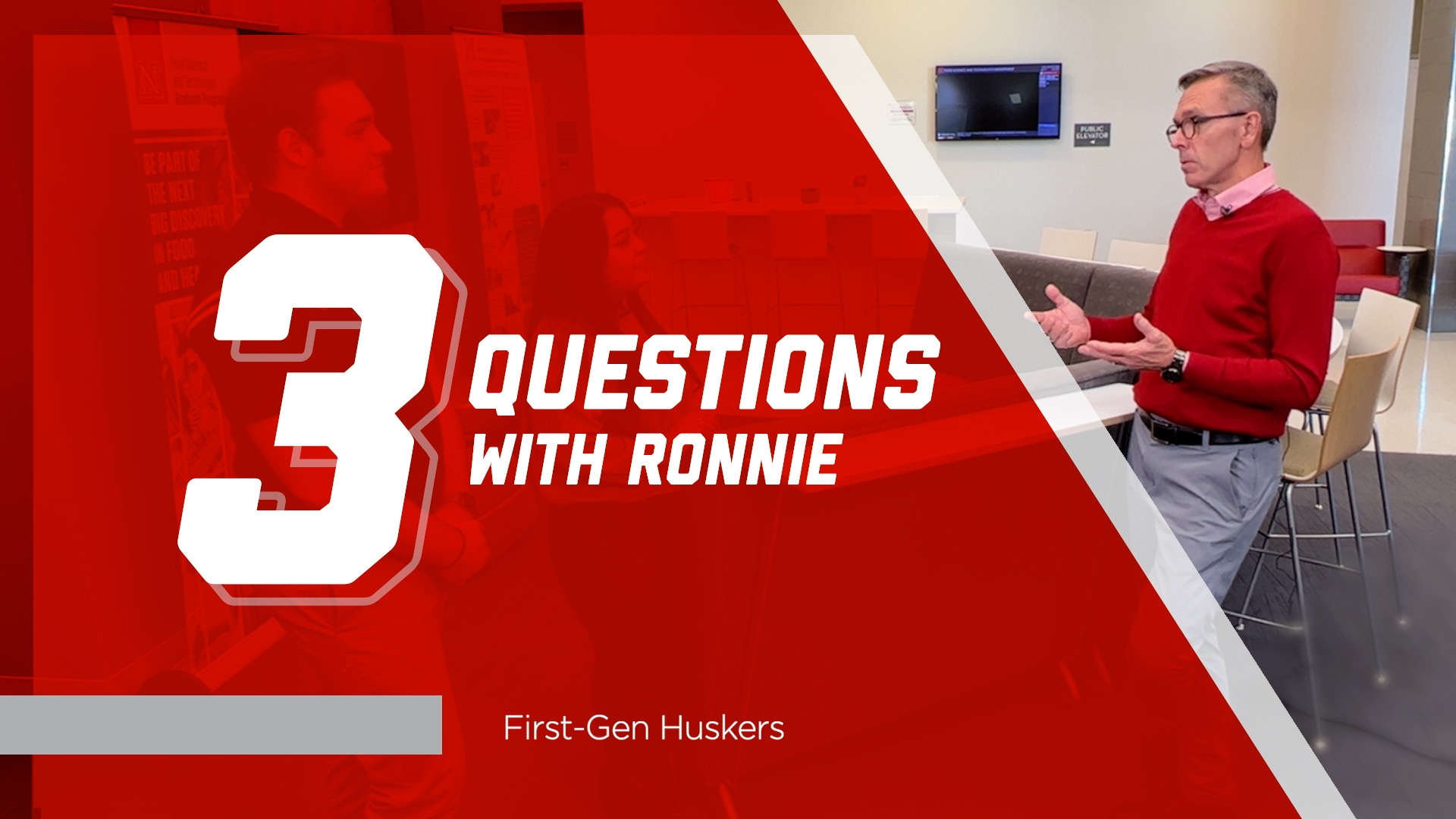 3 Questions with Ronnie | First-Gen Huskers