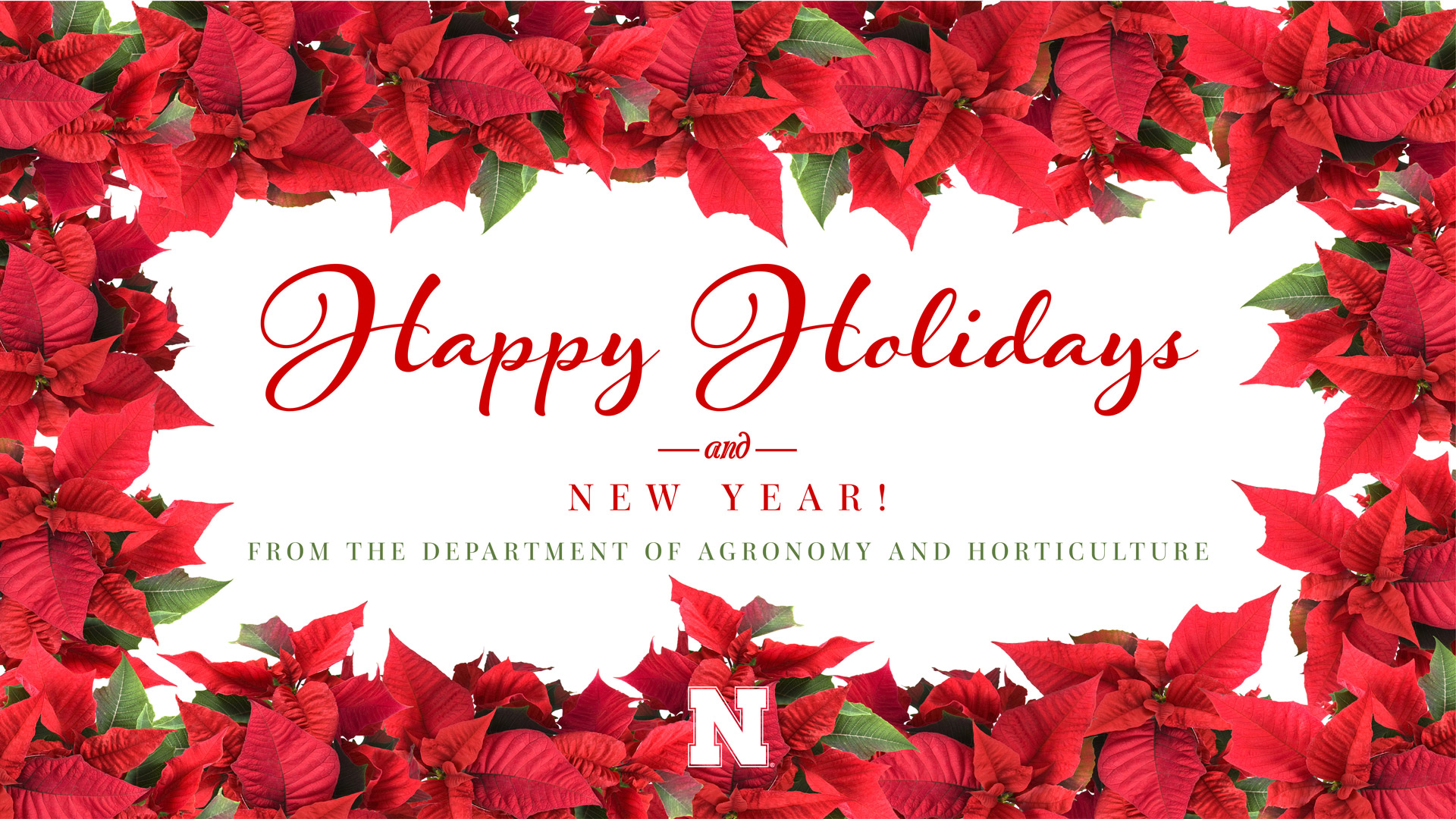 Happy Holidays from Agronomy and Horticulture