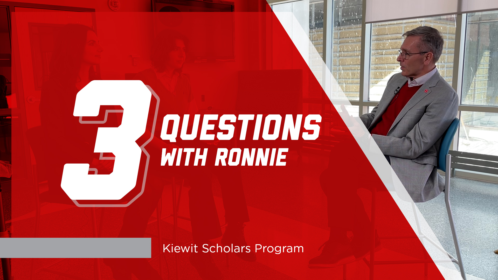 3 Questions with Ronnie | Kiewit Scholars