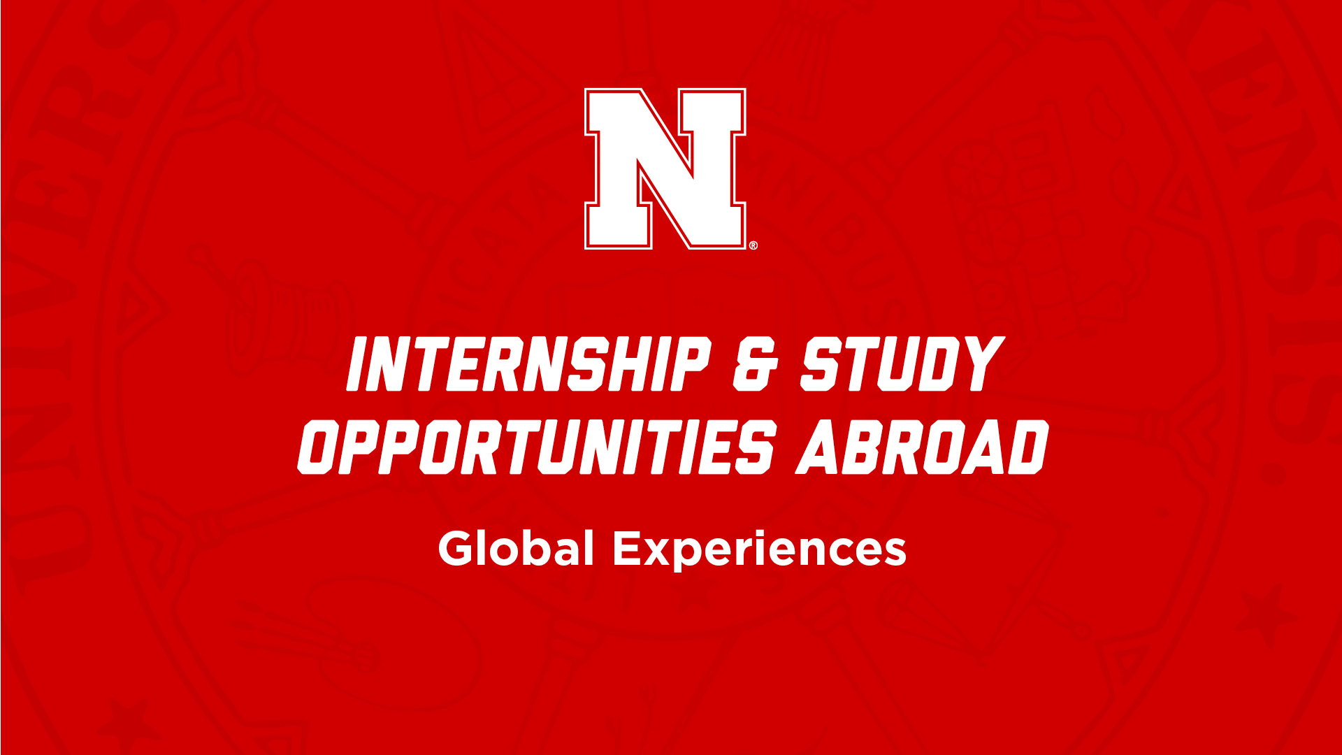 Internship and Study Opportunities Abroad NSE Presentation