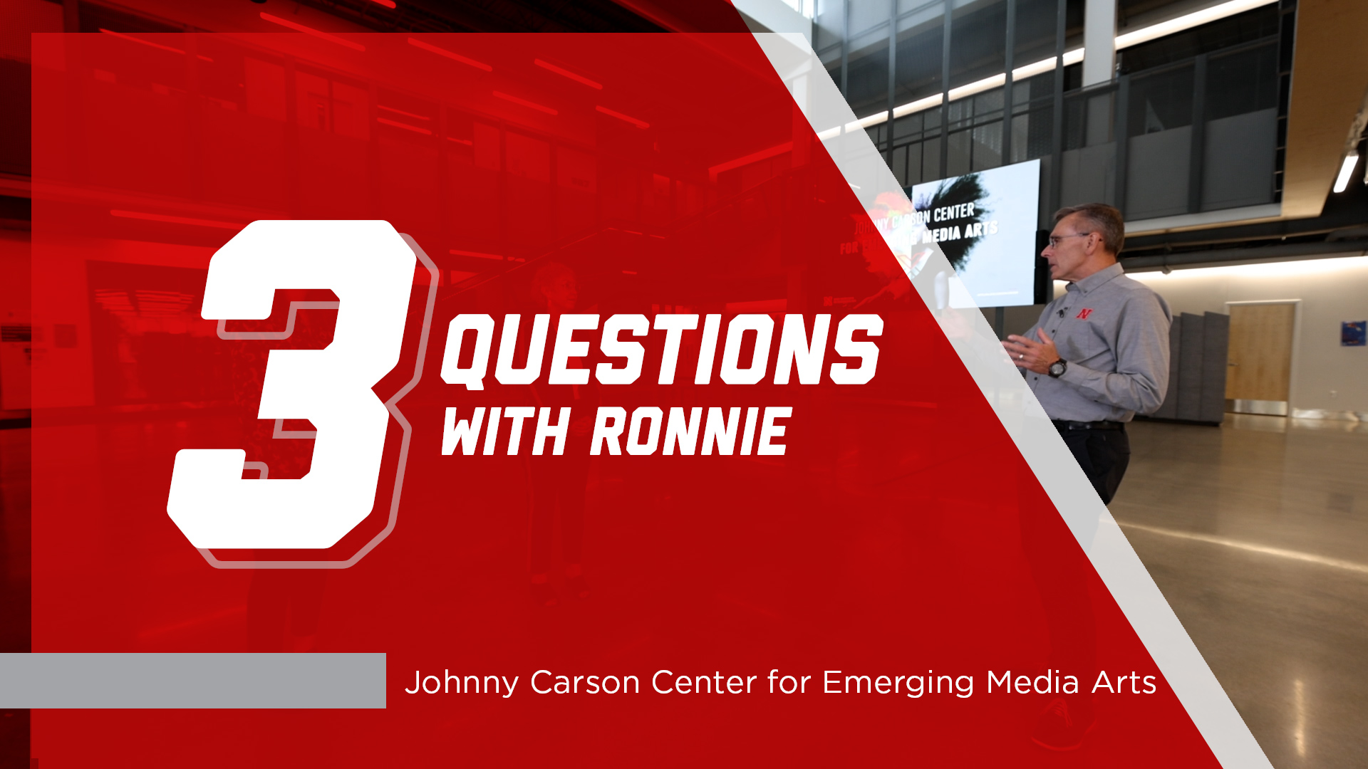 3 Questions with Ronnie | Johnny Carson Center for Emerging Media Arts