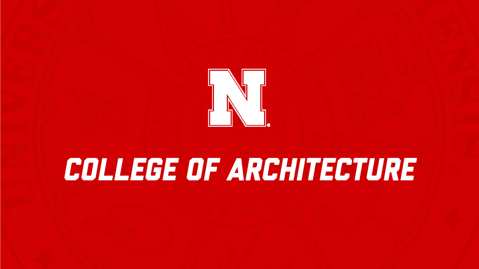 College of Architecture NSE Presentation