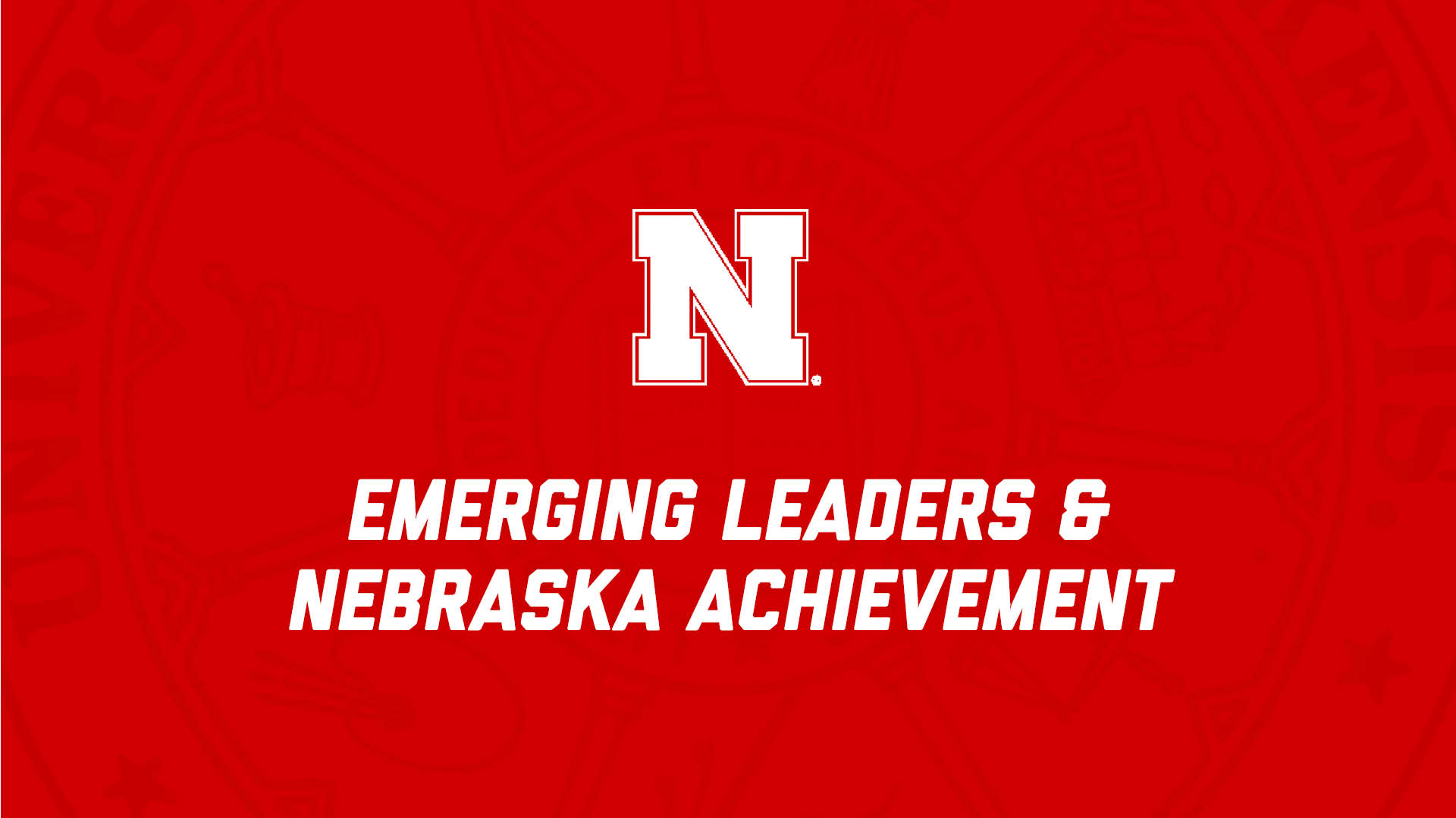 Emerging Leaders & Nebraska Achievement NSE Presentation