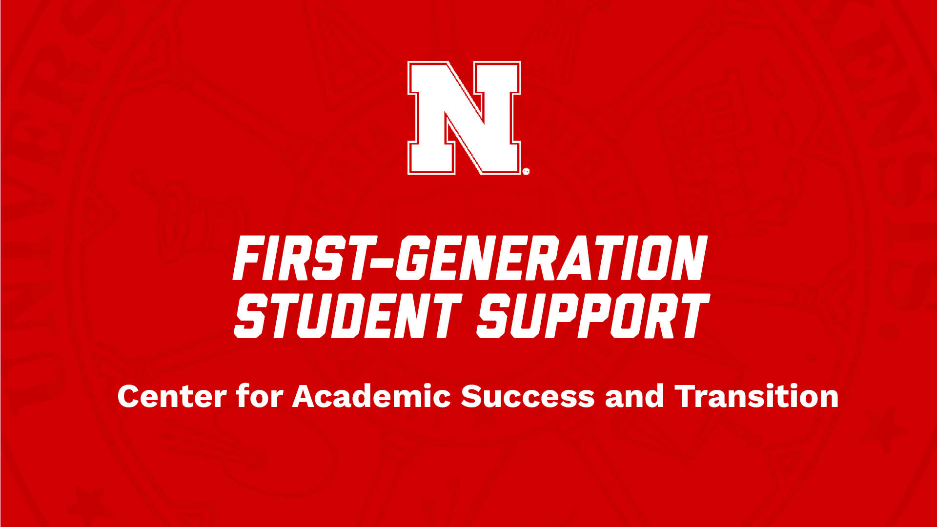 First-Generation Student Support NSE Presentation