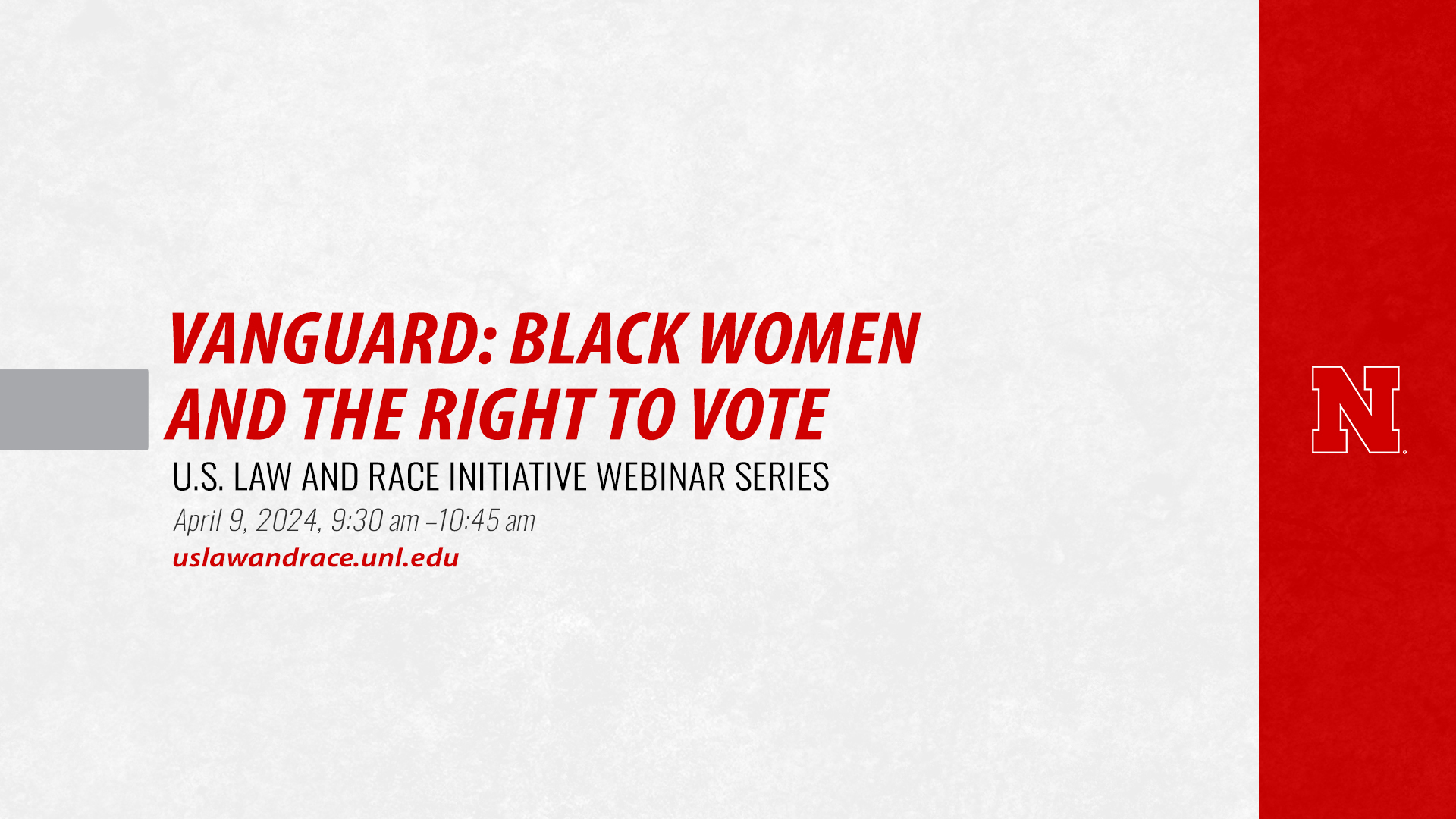 Vanguard: Black Women and the Right to Vote