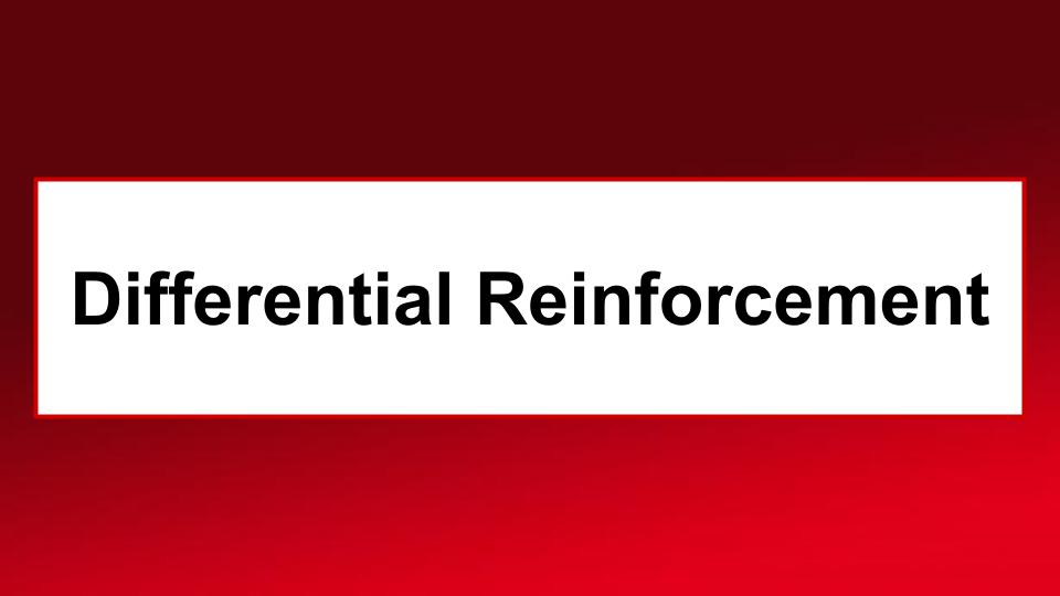 Differential Reinforcement