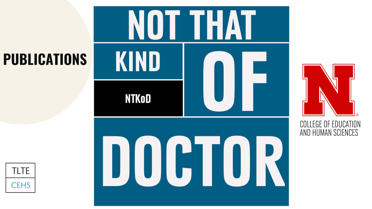 Not That Kind of Doctor - Publications