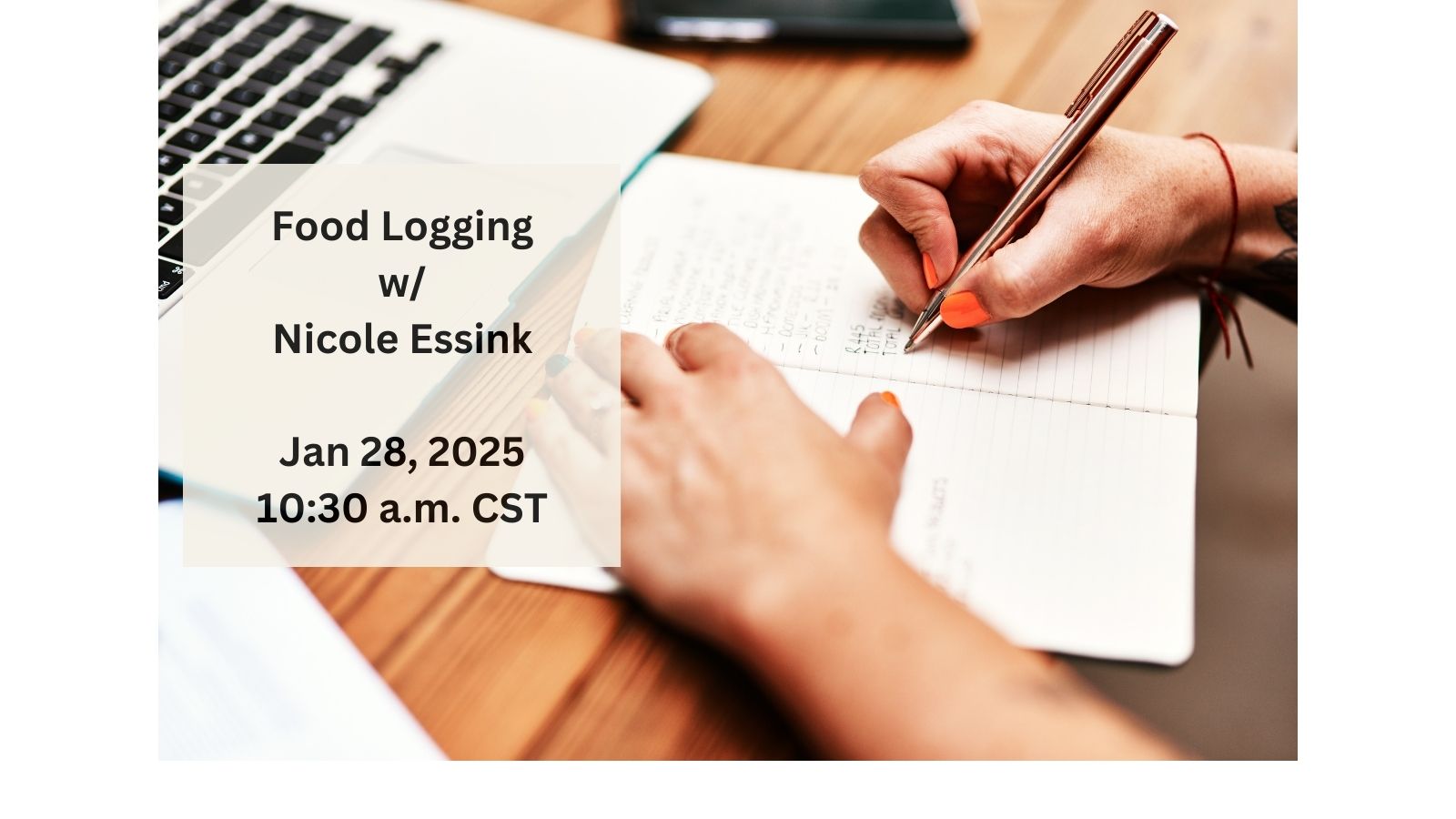 HealthierU Webinar: Food Logging with Nicole Essink