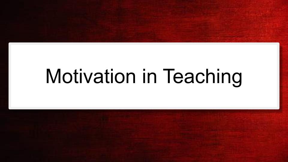 Module: Communication Across the Day for Complex Learners using AAC  -  Micro Lesson: Motivation in Teaching