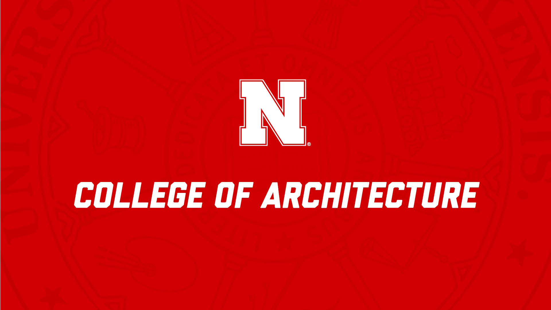 College of Architecture College NSE Presentation