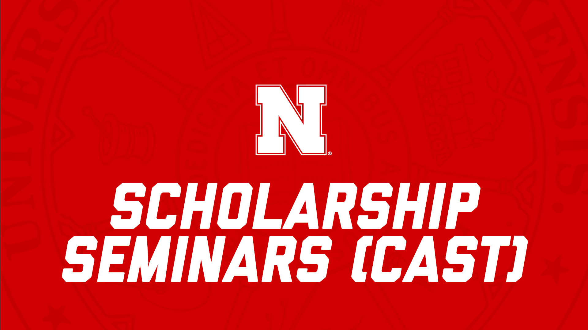 Scholarship Seminars (CAST) NSE Presentation