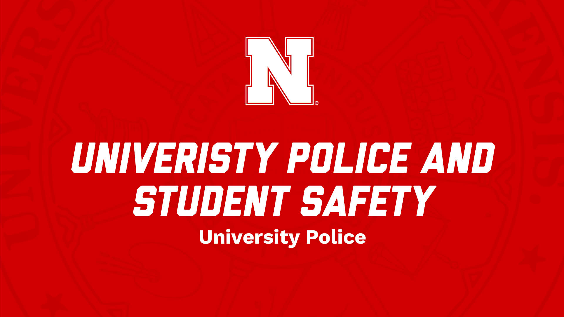 University Police and Student Safety NSE Presentation