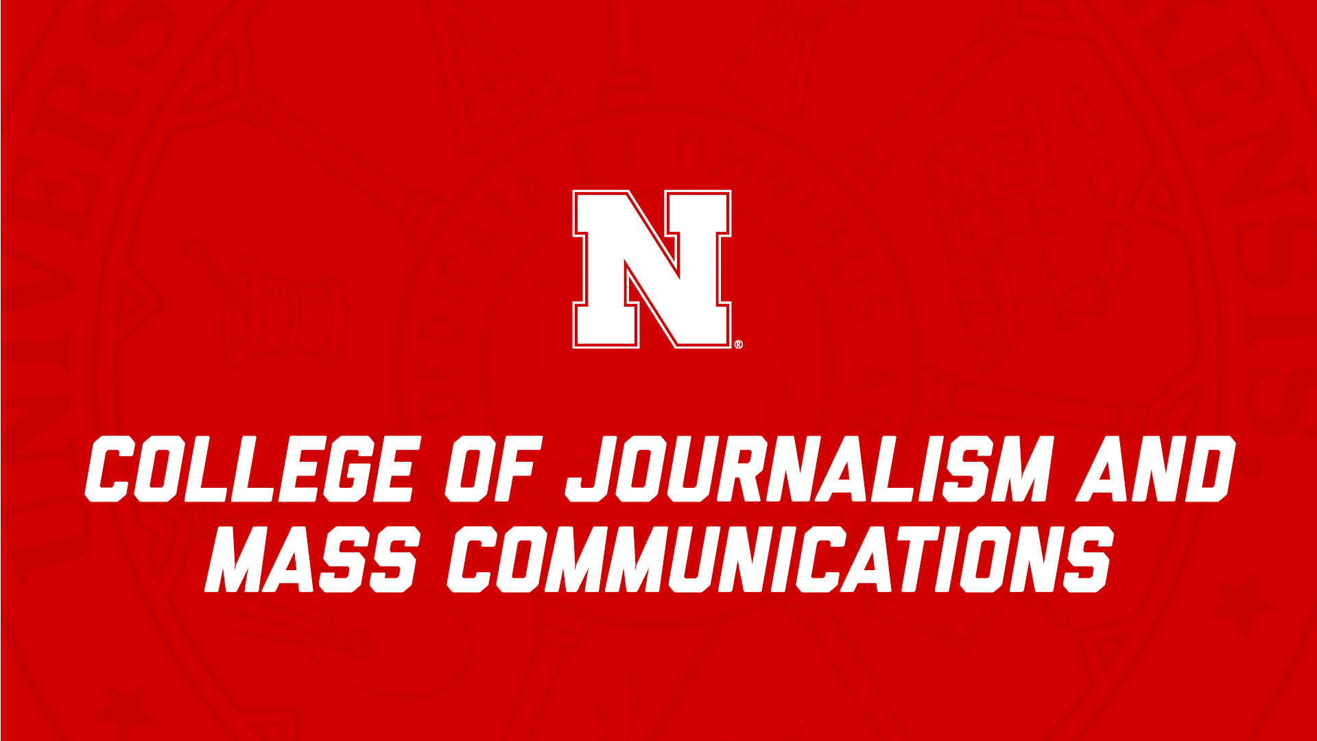 College of Journalism and Mass Communication NSE Presentation