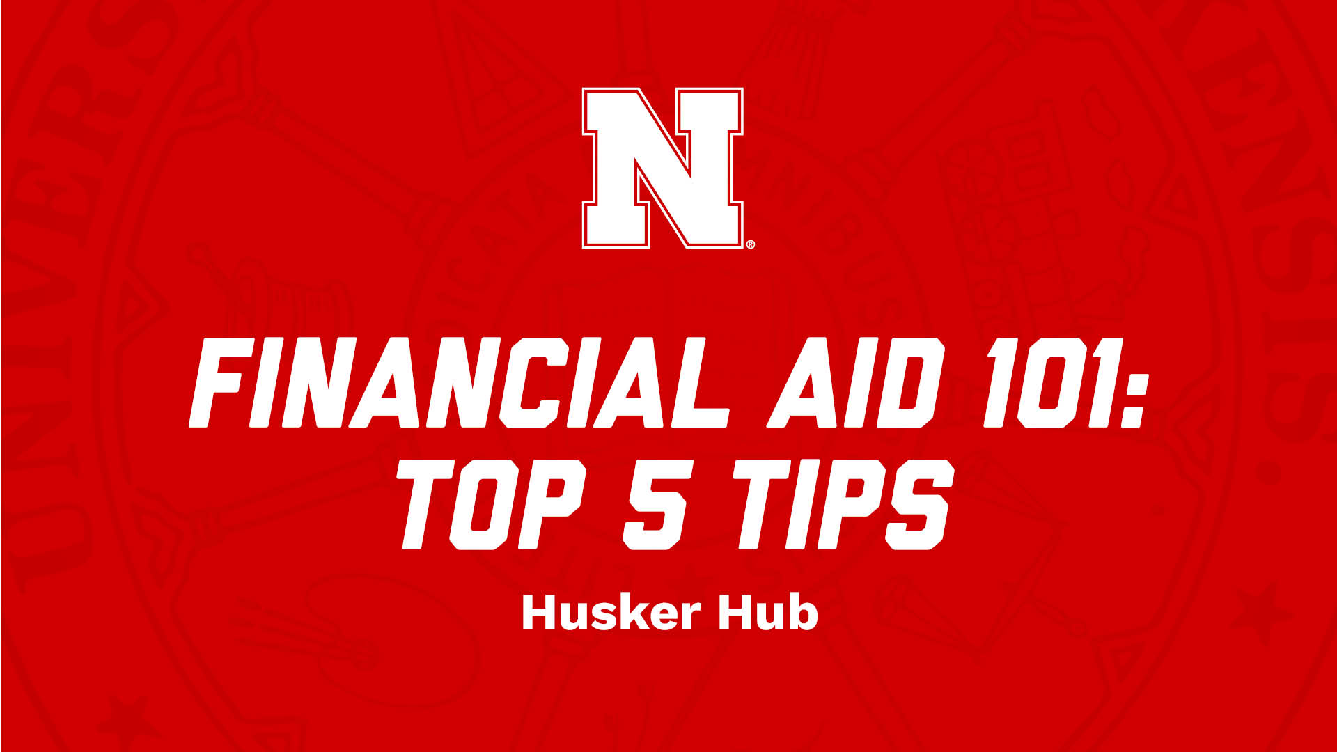 Financial Aid 101: Top 5 Tips NSE Presentation