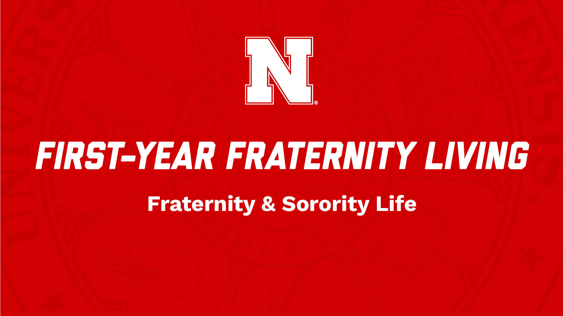 Fraternity Living NSE Session