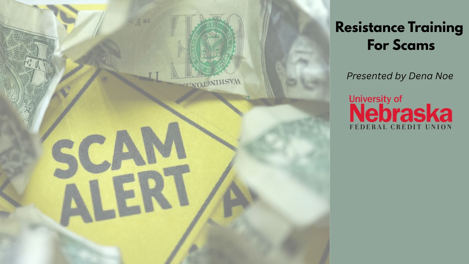Resistance Training for Scams