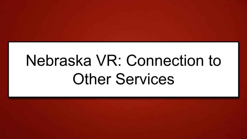 Module: Unlocking Potential:  Facilitating the Transition Process for Students with Autism - Micro Lesson: Nebraska VR: Connection to Other Services (4 minutes)