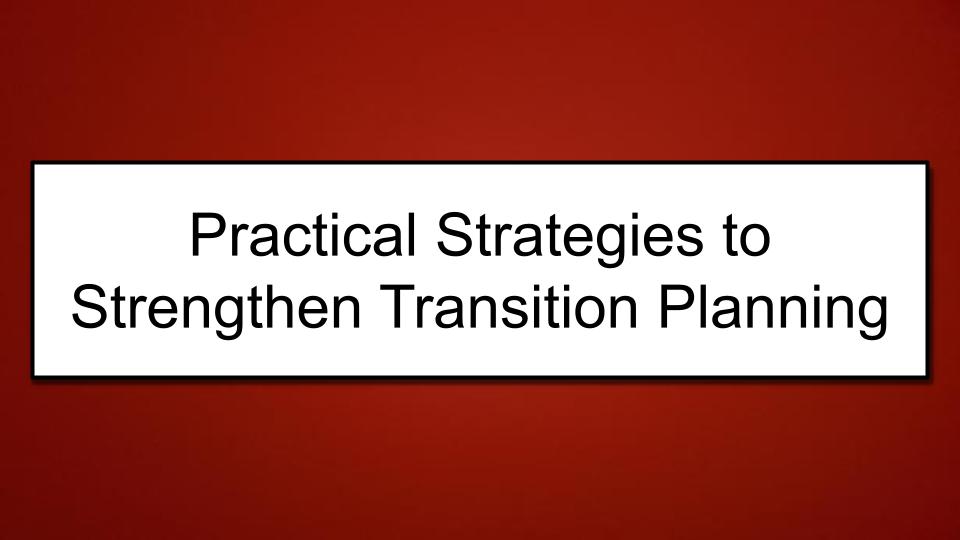 Module: Unlocking Potential:  Facilitating the Transition Process for Students with Autism - Micro Lesson: Practical Strategies to Strengthen Transition Planning (3 minutes)