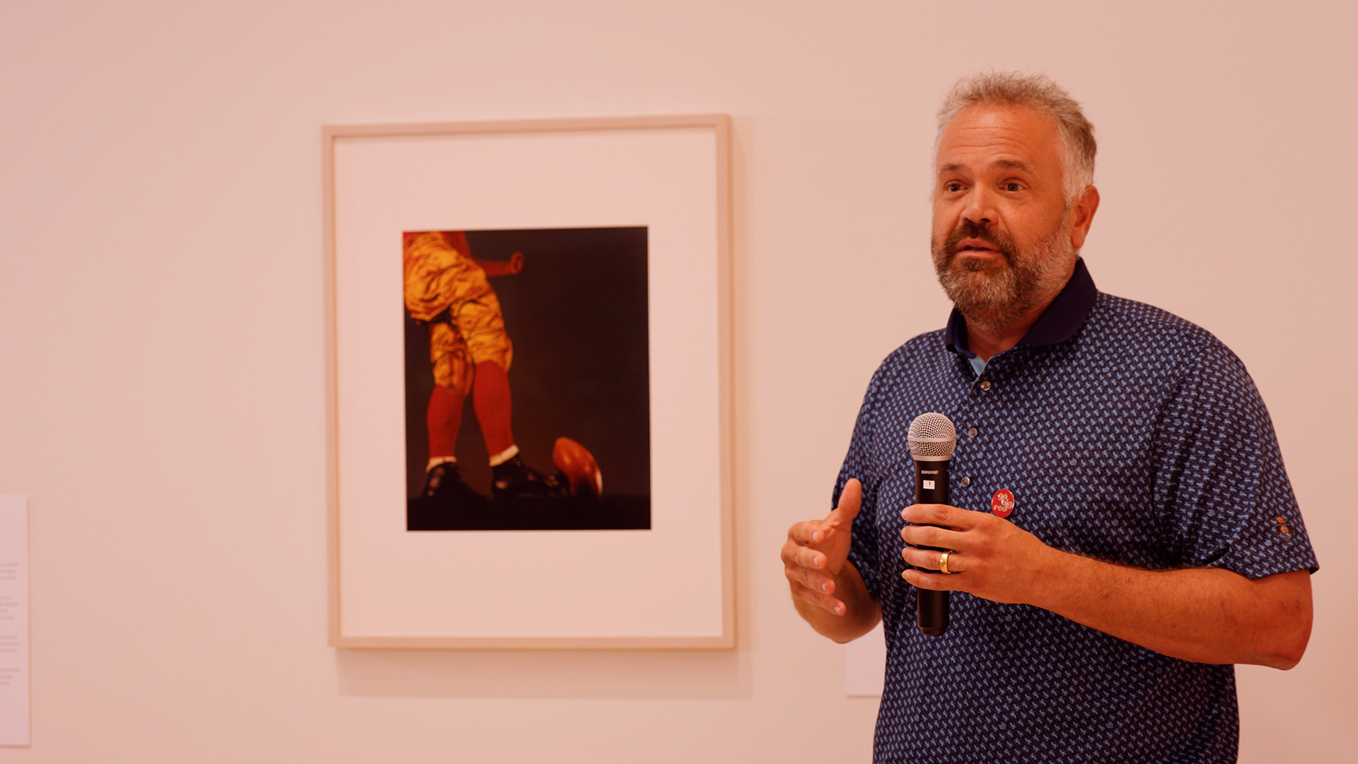 Matt Rhule Gives Remarks at Sheldon Museum of Art's 'Go Big Red' Exhibition Preview