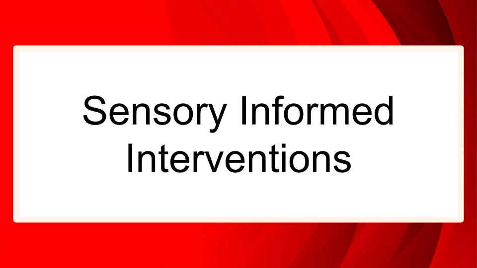 Module: Sensory, Emotional and Behavioral Regulation for Middle and High School Students - Micro Lesson: Sensory Informed Interventions (7 min)