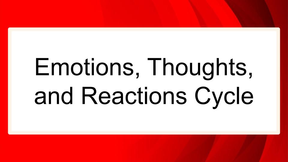 Module: Sensory, Emotional and Behavioral Regulation for Middle and High School Students - Micro Lesson: Emotions, Thoughts, and Reactions Cycle (2 min)