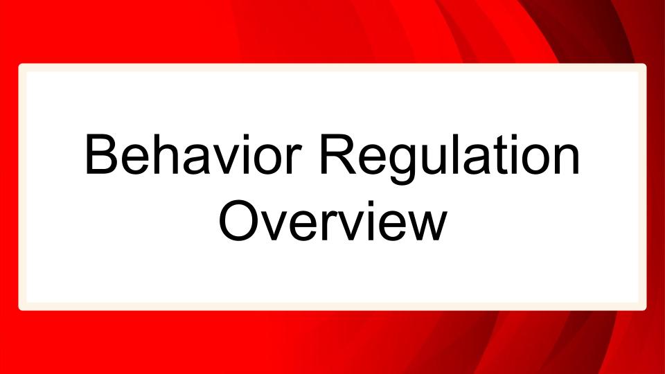 Module: Sensory, Emotional and Behavioral Regulation for Middle and High School Students - Micro Lesson: Behavior Regulation Overview (5 min)