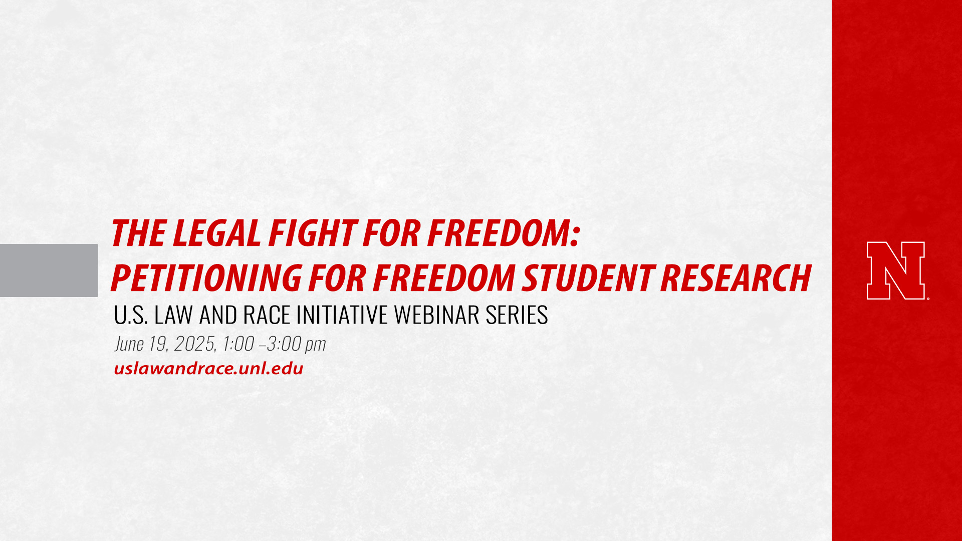 The Legal Fight for Freedom: Petitioning for Freedom Student Research
