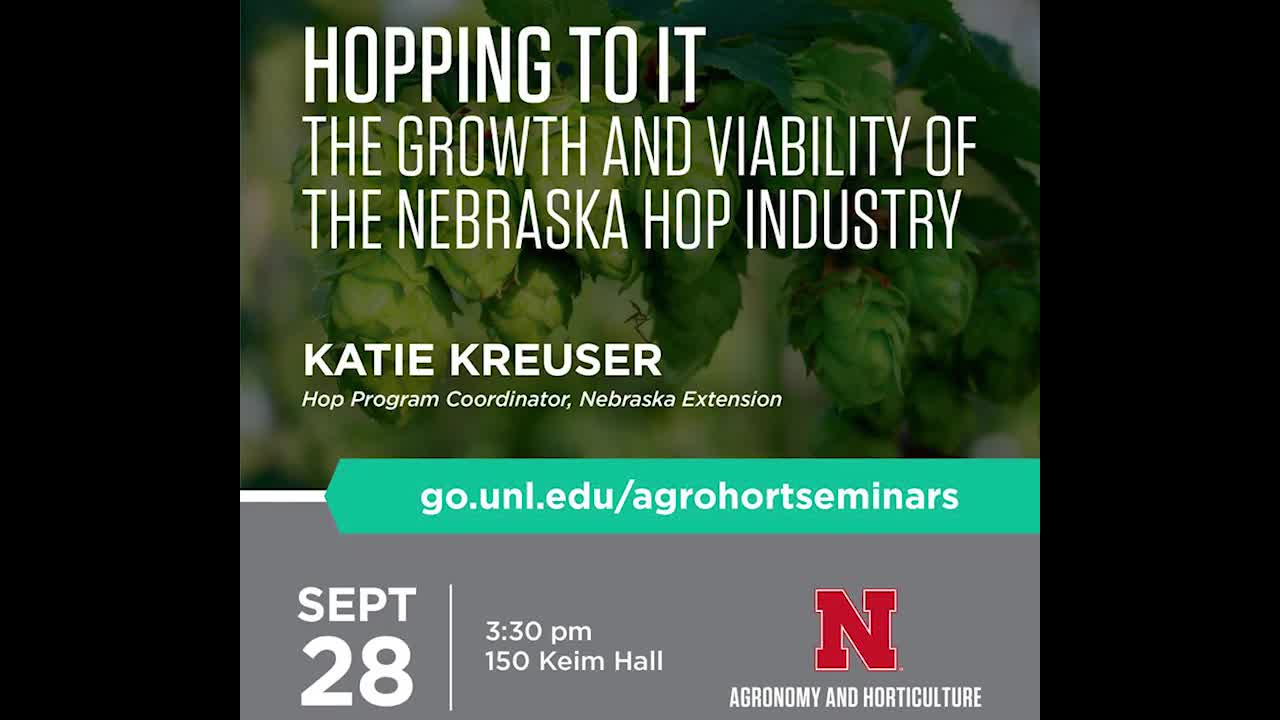 Hopping to it: The Growth and Viability of the Nebraska Hop Industry