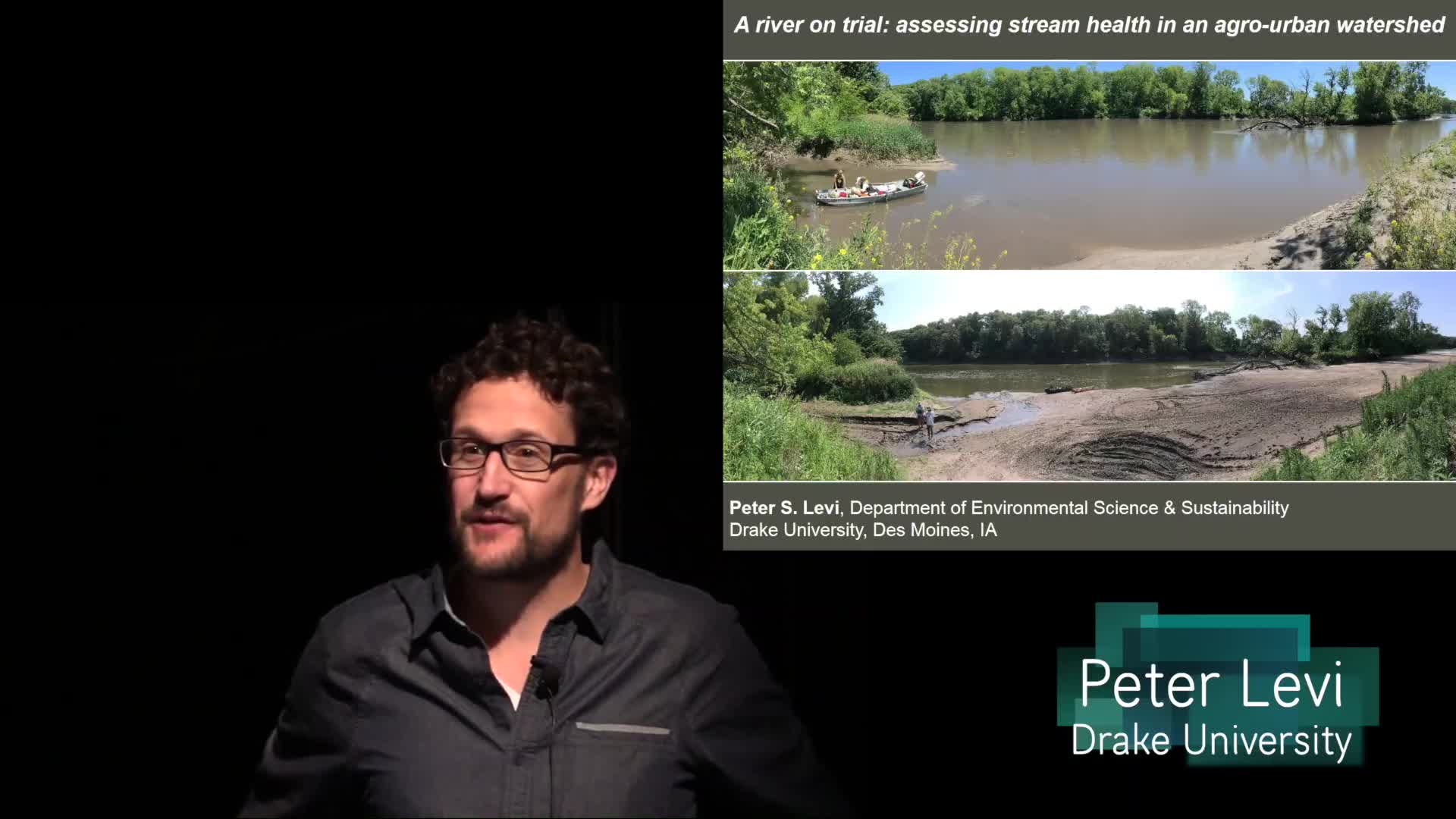 A river on trial: Assessing stream health in an agro-urban landscape