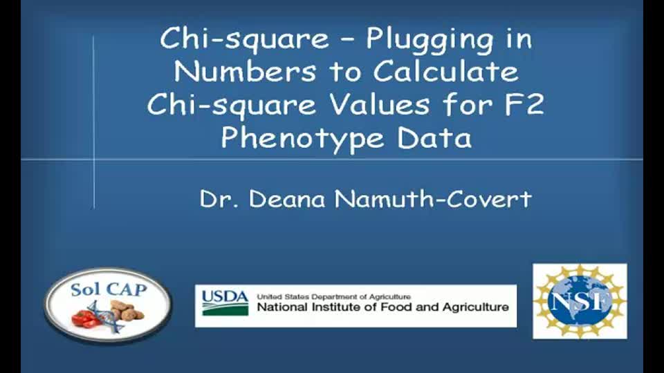 Chi-square - Plugging in Numbers to Calculate Chi-square Values for F2 Phenotype Data