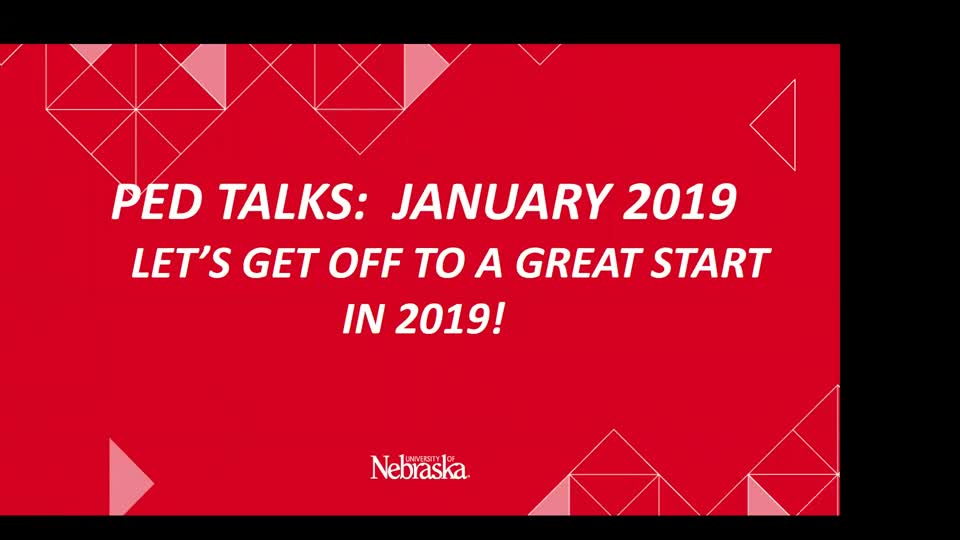 PED Talks: January 17, 2019