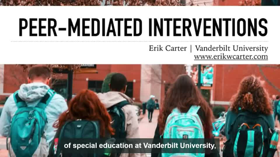 Peer-Mediated Interventions