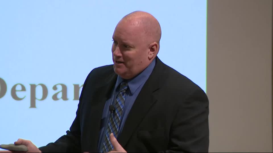 Criminal Justice Lecture--Chief Steve Rathman, Plattsmouth Police Department