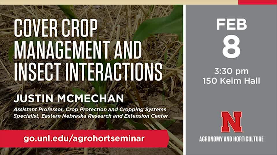 Cover Crop Management and Insect Interactions