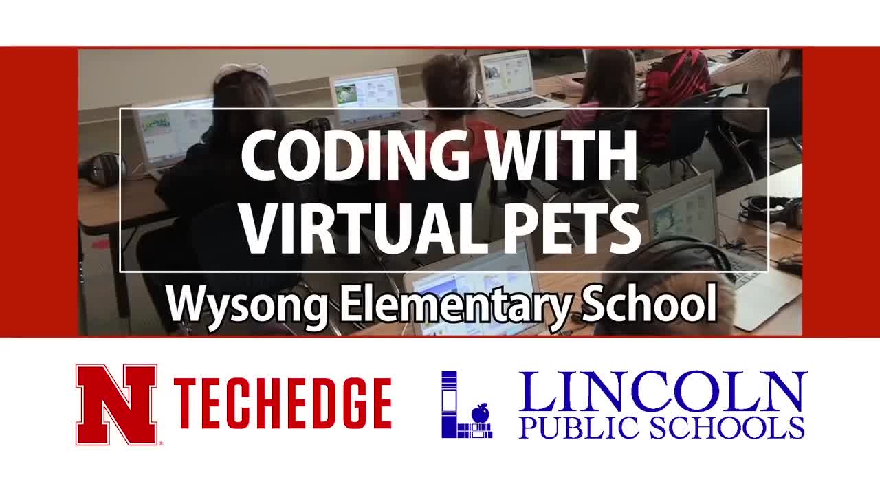 Wysong Elementary School Students Coding with Virtual Pets