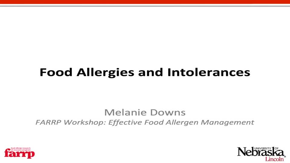 2019_Food Allergies and Intolerances Module 1
