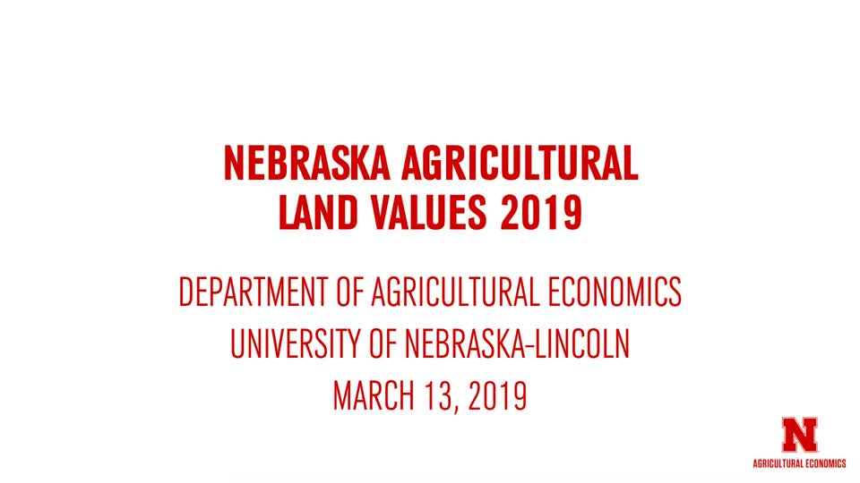2019 Nebraska Ag Land Values