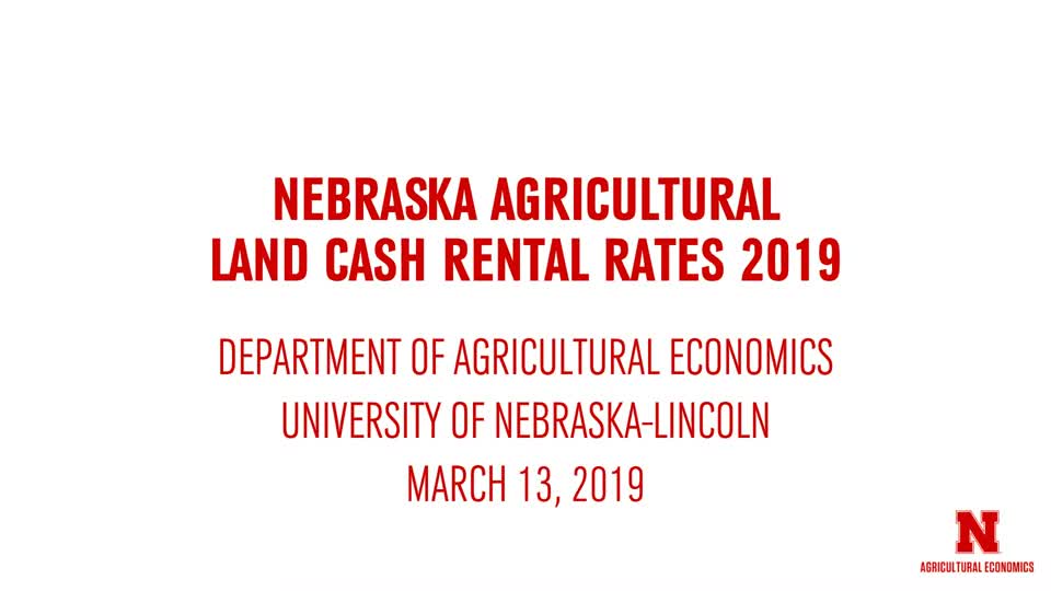 2019 Nebraska Cash Rents