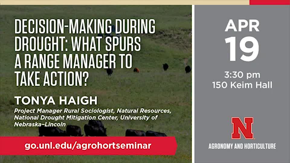 Decision-Making during Drought: What Spurs a Range Manager to Take Action?
