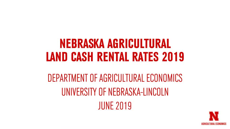 2019 Nebraska Cash Rents