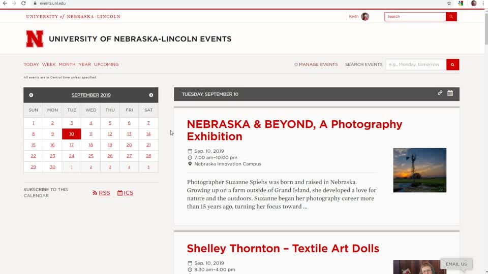 Extension Resource - UNL Events