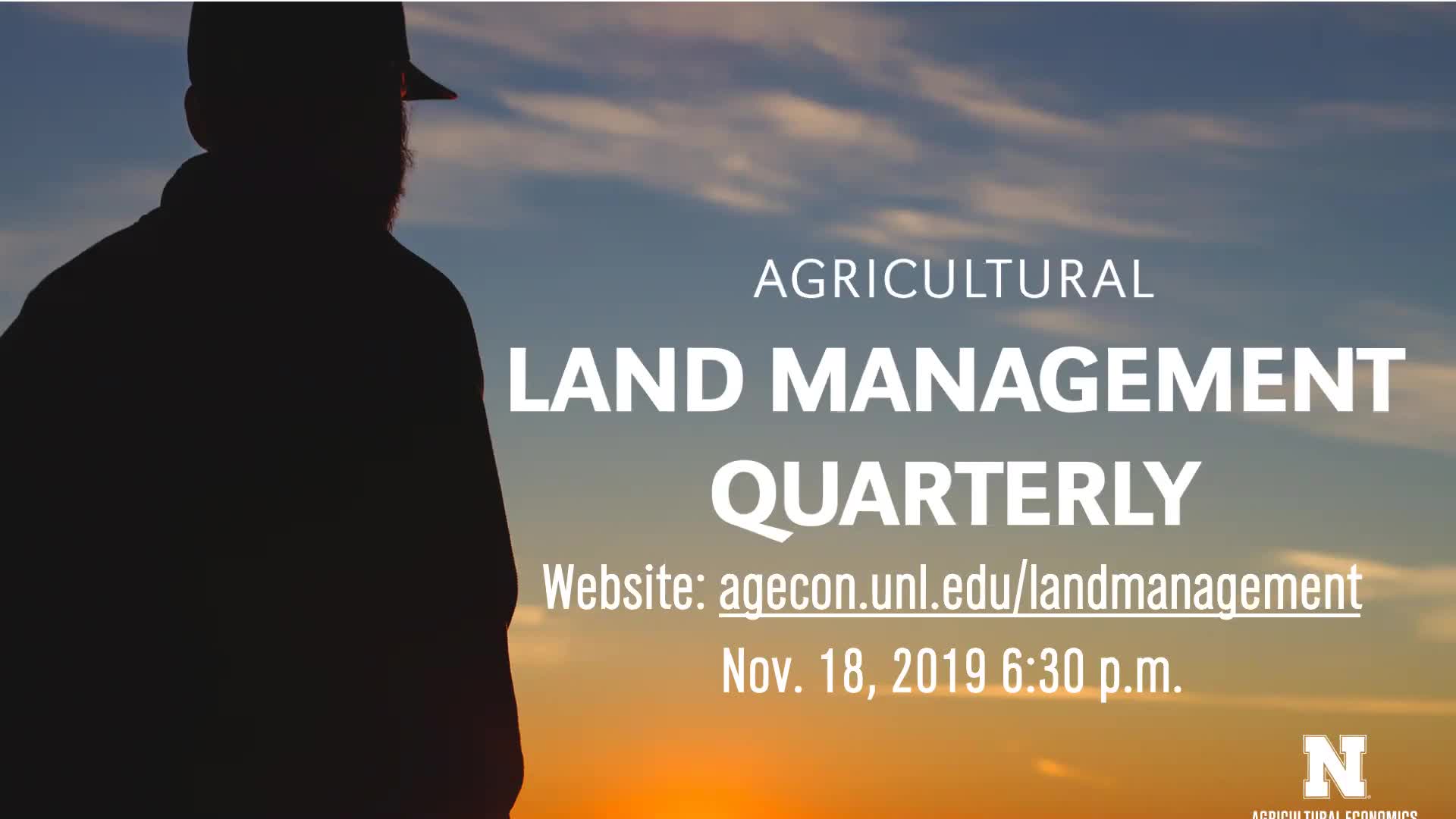 Ag Land Management Quarterly November 2019