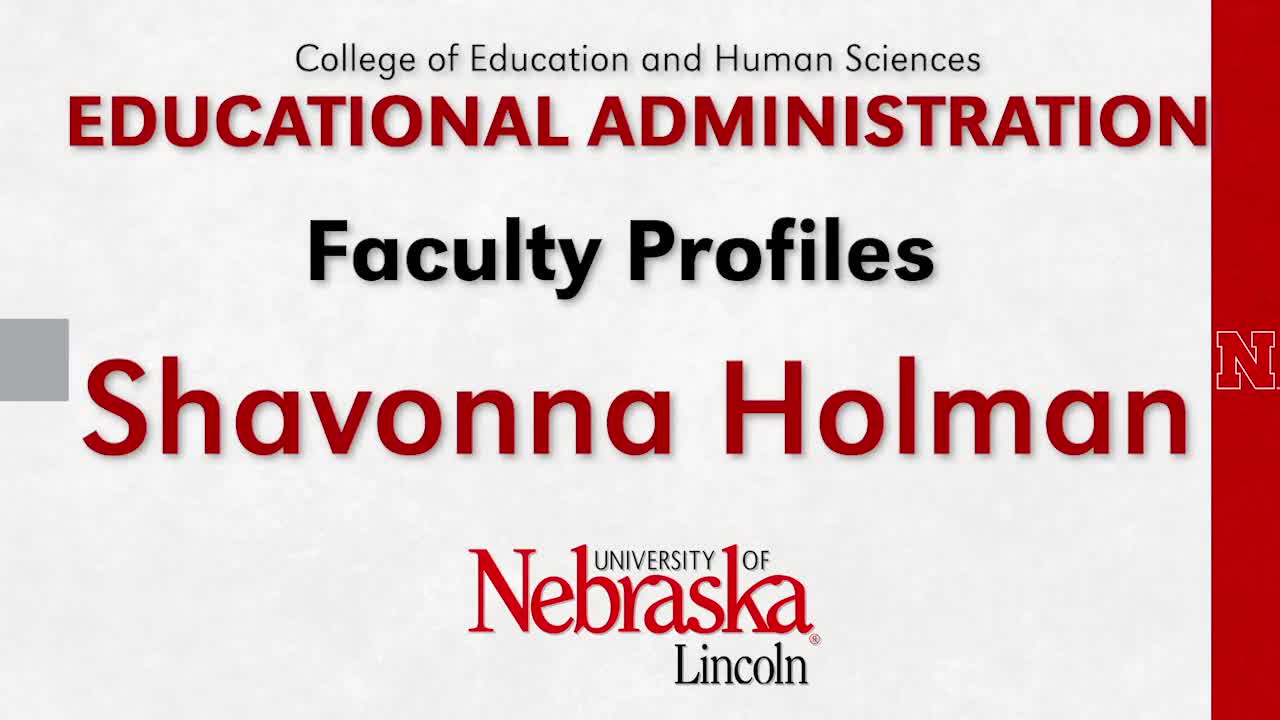 Shavonna Holman Faculty Profile