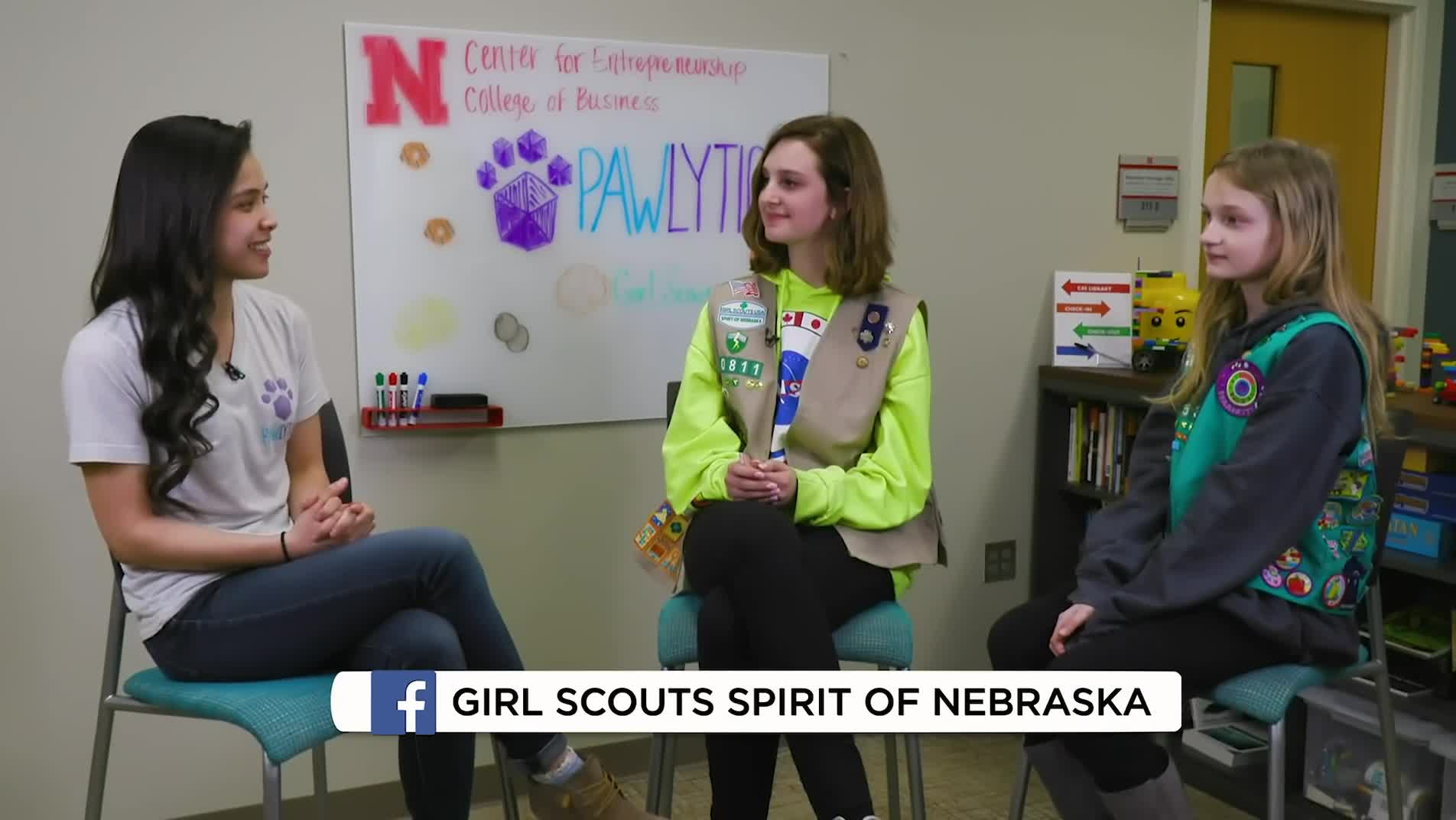 Nebraska Girl Scouts Interview Entrepreneur Lizz Whitacre Mediahub University Of Nebraska