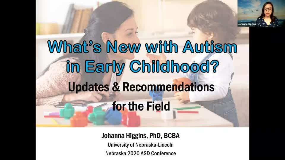 What's New with Autism in Early Childhood